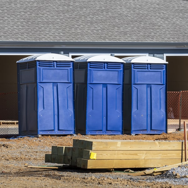 how often are the portable toilets cleaned and serviced during a rental period in Dalton NY